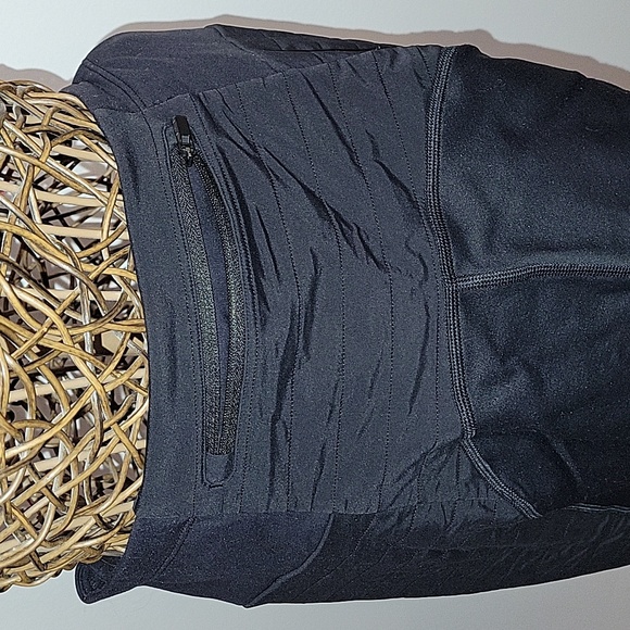 Athleta Peak Hybrid Fleece lined 3 pocket tights womens size M - Picture 7 of 11